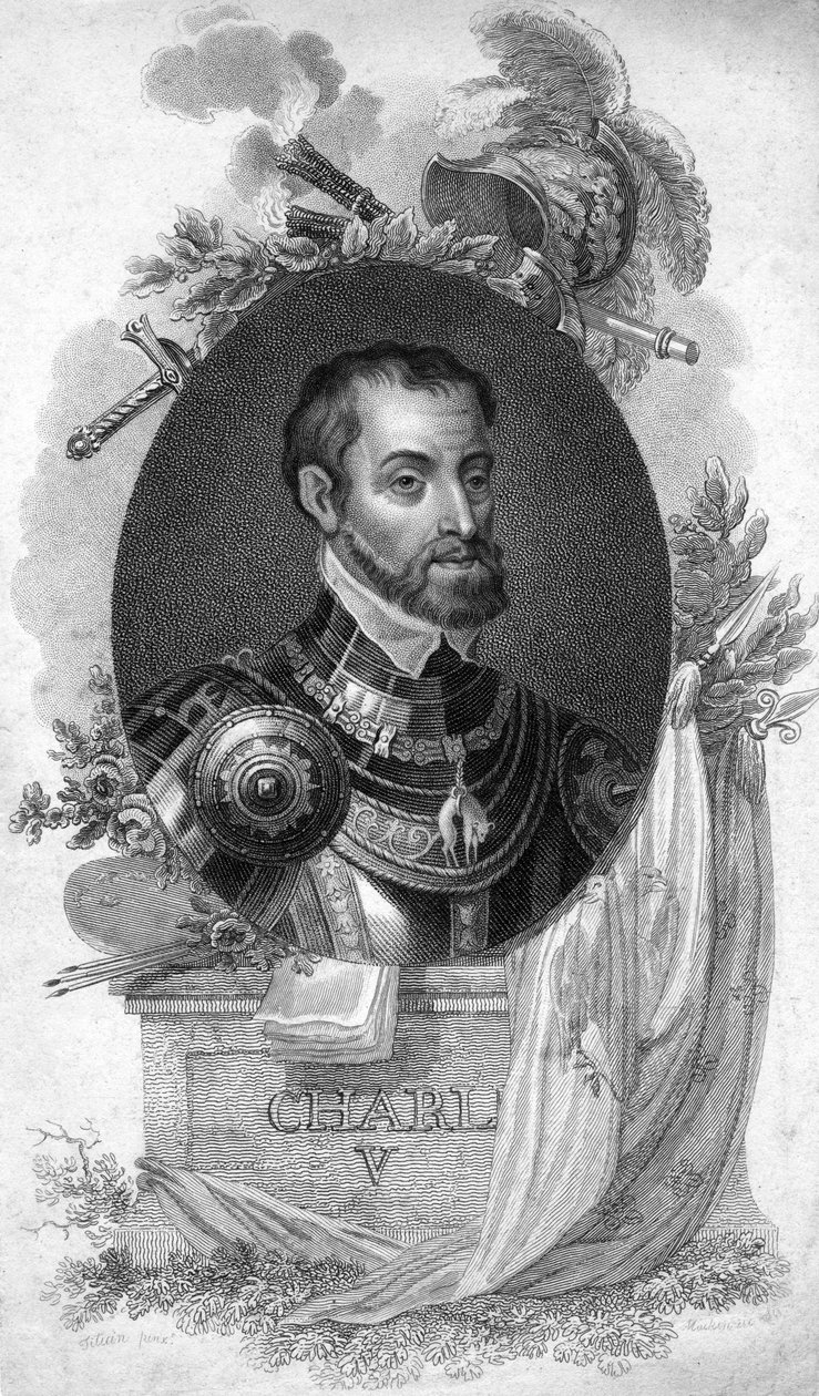 Charles V, Kutsal Roma İmparatoru by Unbekannt