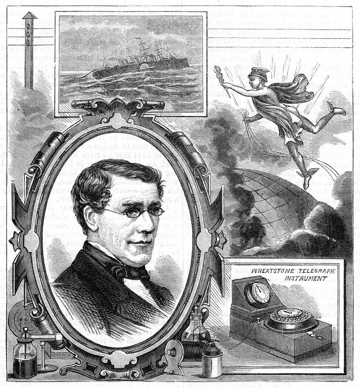 Charles Wheatstone 1802-1875, İngiliz fizikçi, 1882 by Unbekannt