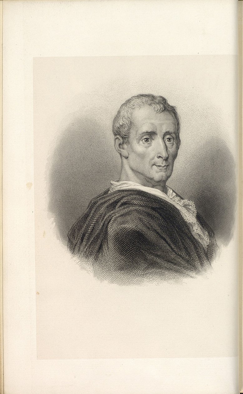 Charles de Secondat, Montesquieu Baronu 1689-1755 by Unbekannt