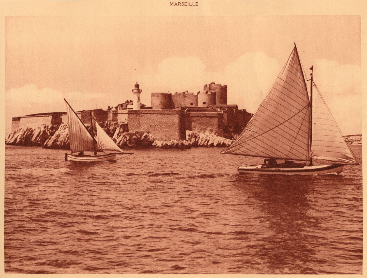 Chateau dIf, If Kalesi, Marsilya, 1930. by Unbekannt