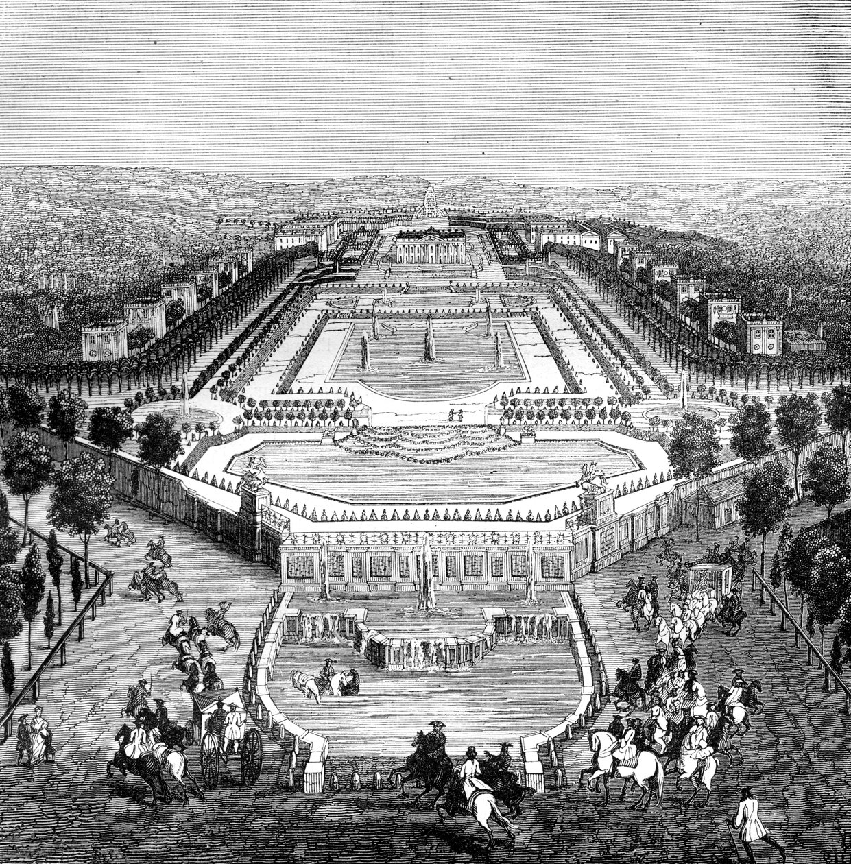 Chateau de Marly, Fransa, 1722 1882-1884 by Unbekannt