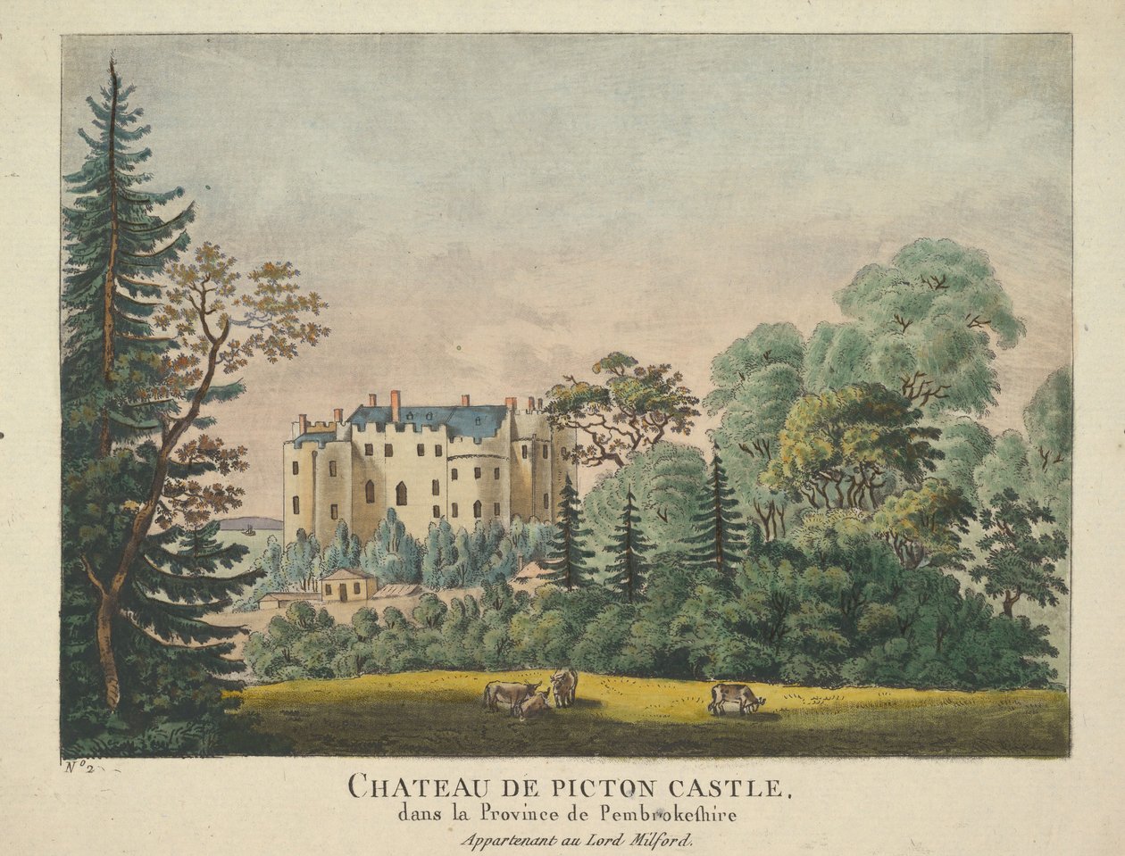 Chateau de Picton Kalesi, 1735-43. by Unbekannt