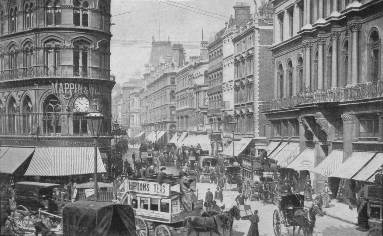 Mansion House'dan ucuz taraf, Londra Şehri, c1900 1901 by Unbekannt