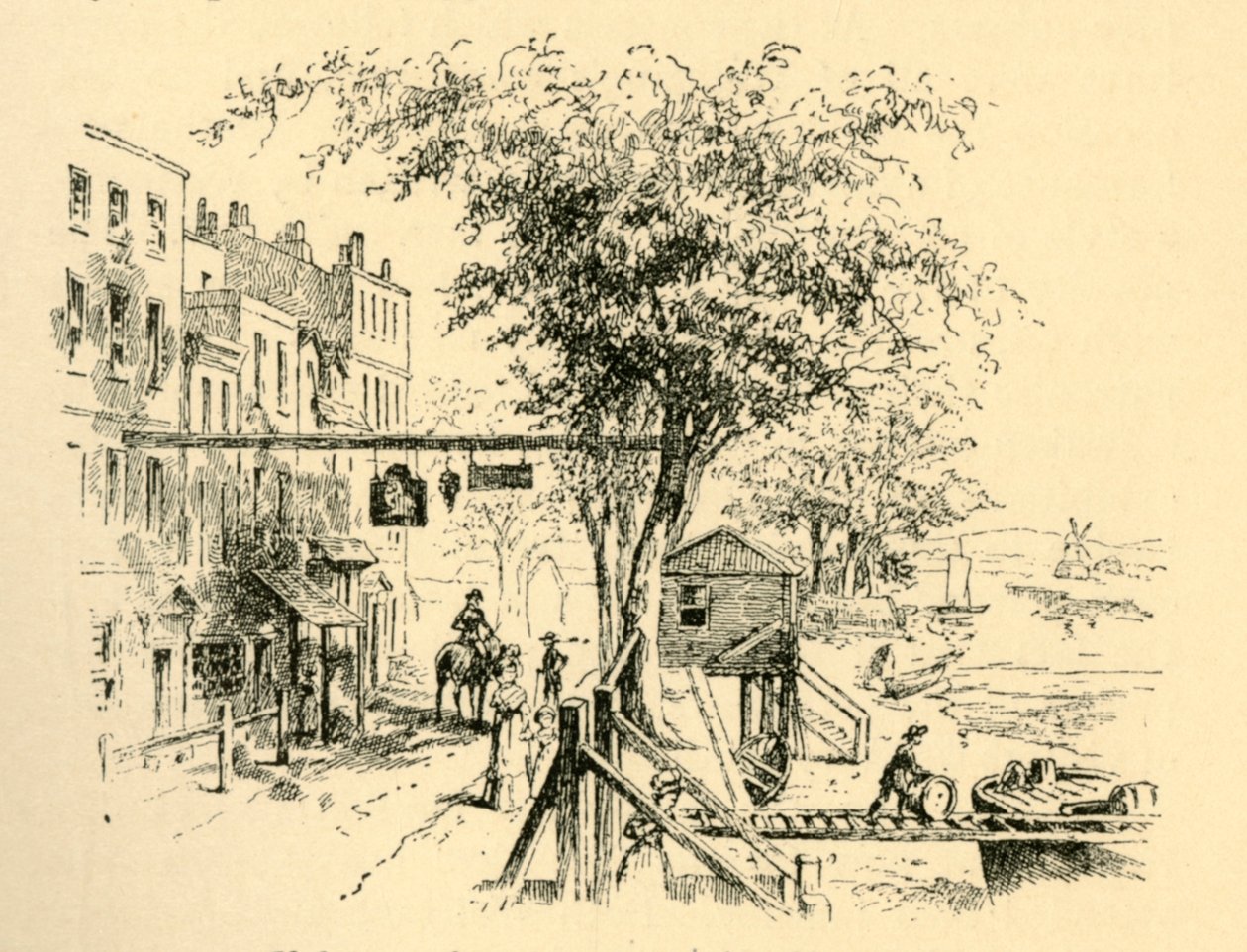 Chelsea o zamanlar nehir kıyısında bir köydü, 1907. by Unbekannt