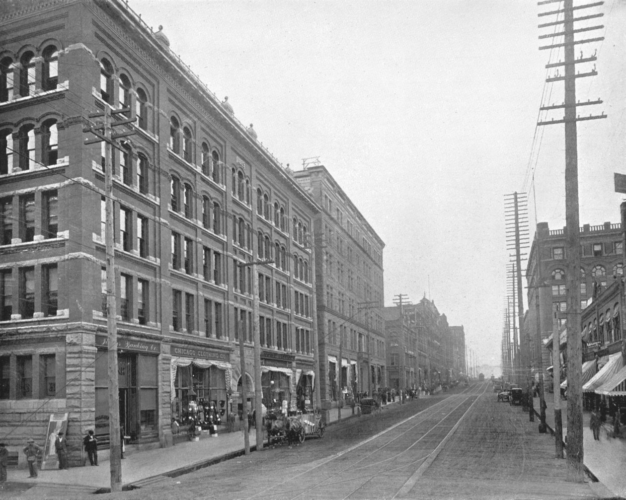 Cherry Street, Seattle, Washington, ABD, 1900. by Unbekannt