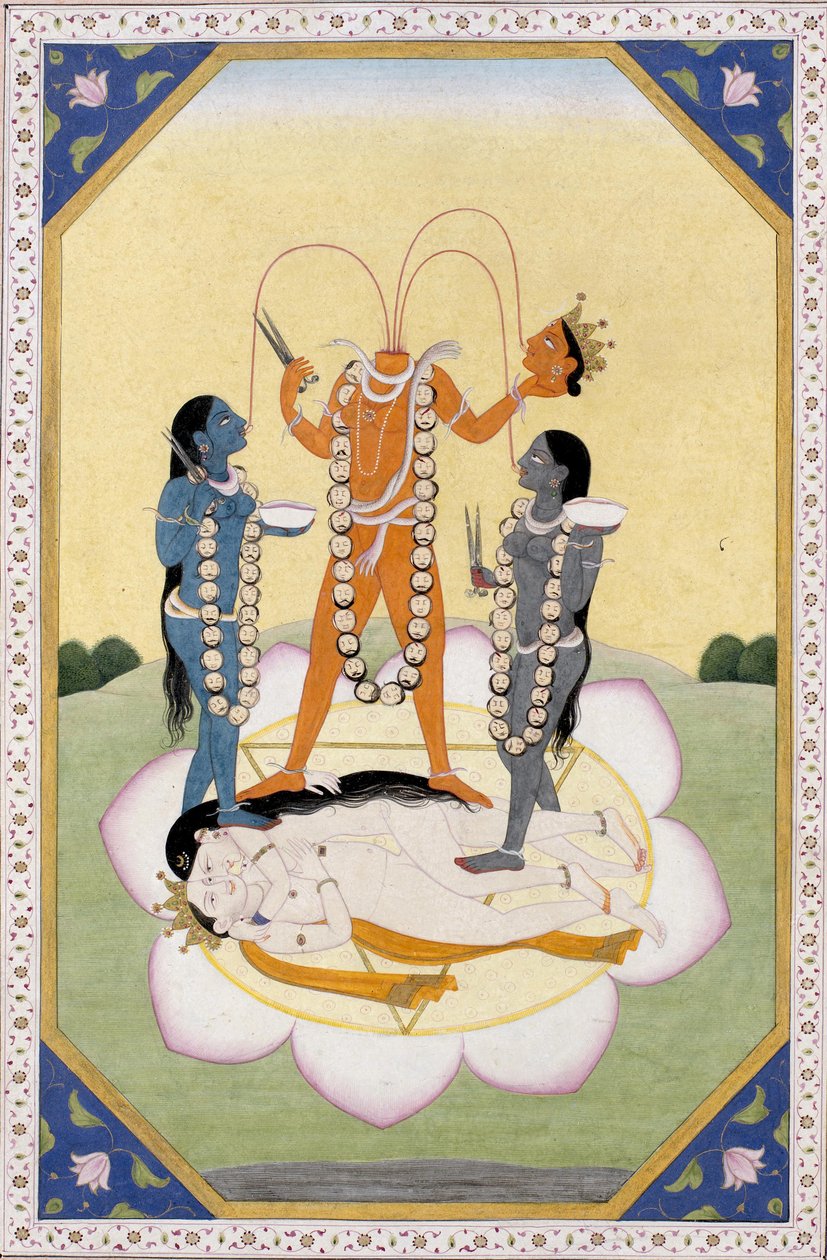 Chhinnamasta, S. 1800 by Unbekannt