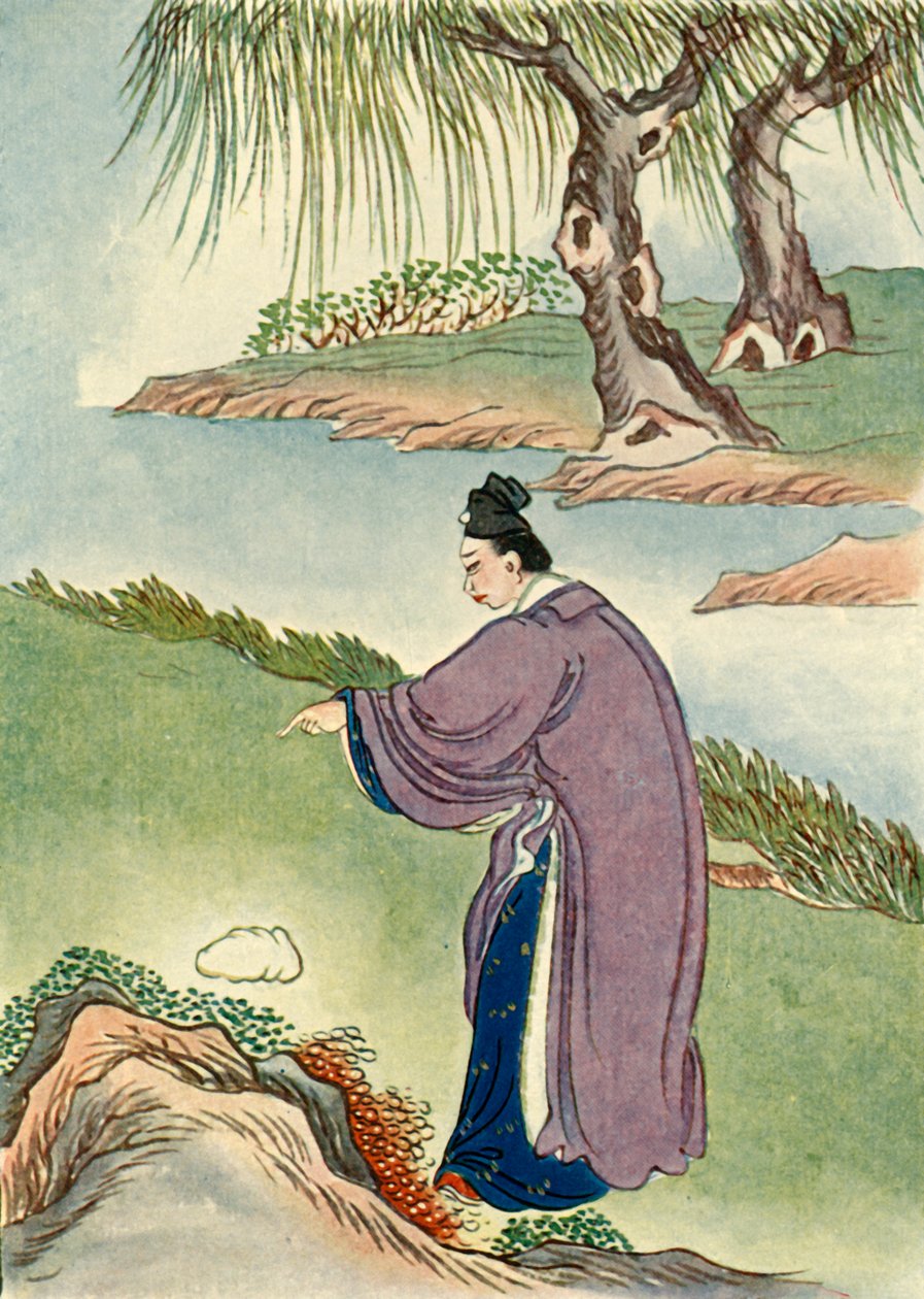 "Chia Tzu-Akciğer Taşı Buluyor", 1922. by Unbekannt
