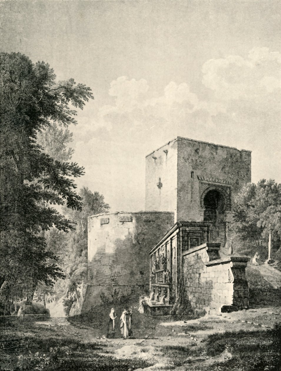 Elhamra'nın ana kapısı, 19. yüzyıl, 1907. by Unbekannt