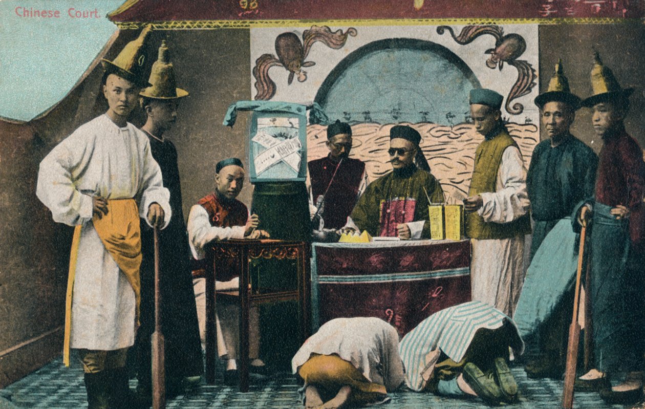 Çin Mahkemesi, c1900 by Unbekannt