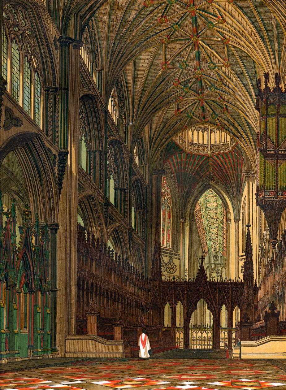 Ely Katedrali Korosu, Cambridgeshire, 19. yüzyıl by Unbekannt