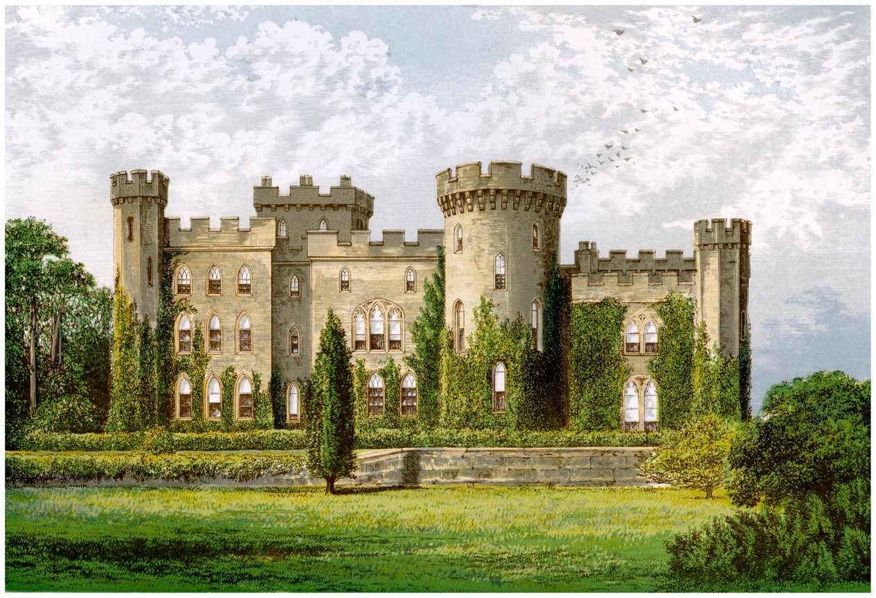 Cholmondeley Kalesi, Cheshire, Cholmondeley Markisinin evi, c1880 by Unbekannt
