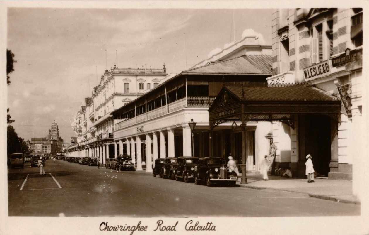 Chowringhee Yolu, Kalküta, c1940 by Unbekannt