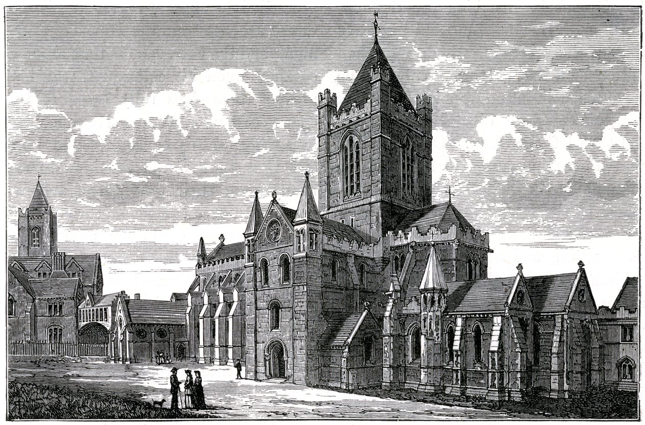 Christ Church Katedrali, Dublin, 19. yüzyıl by Unbekannt