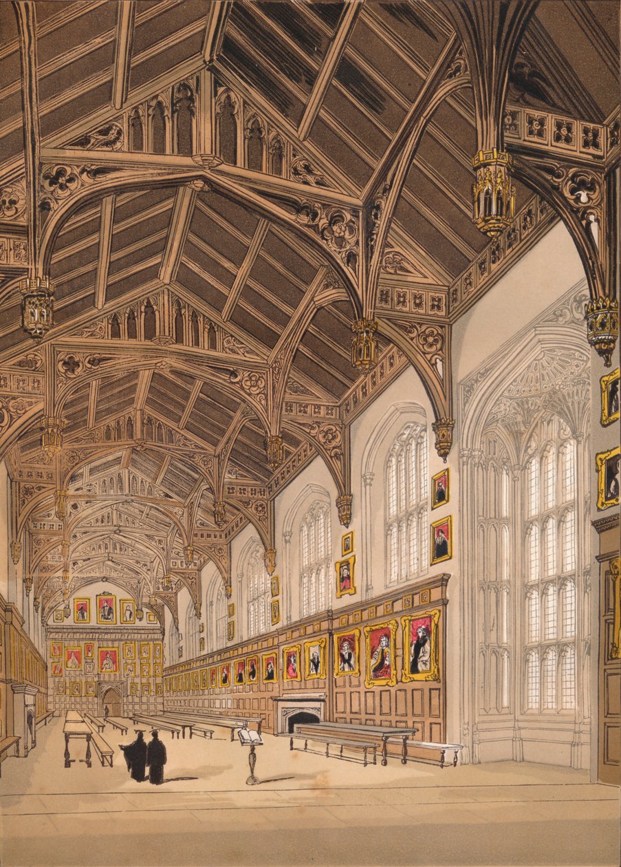 Christ Church Hall Oxford, 1845 by Unbekannt