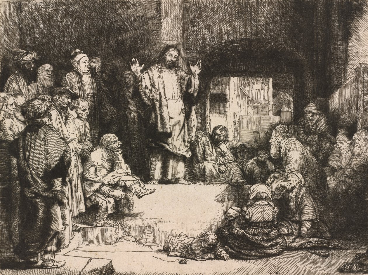 Küçük Mezarı Vaaz Eden Mesih, c. 1652. by Unbekannt