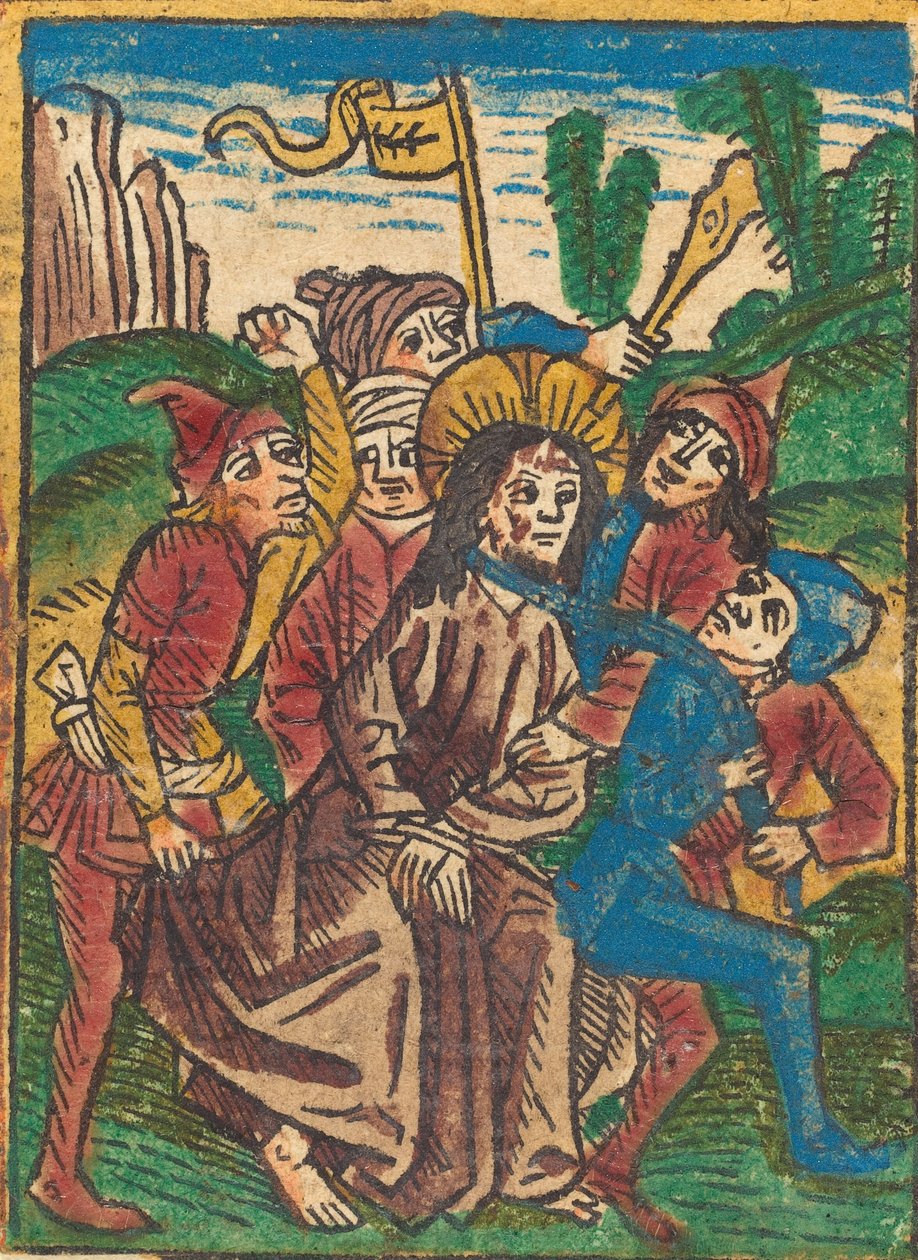 İsa Hapishaneye götürür, c. 1490. by Unbekannt