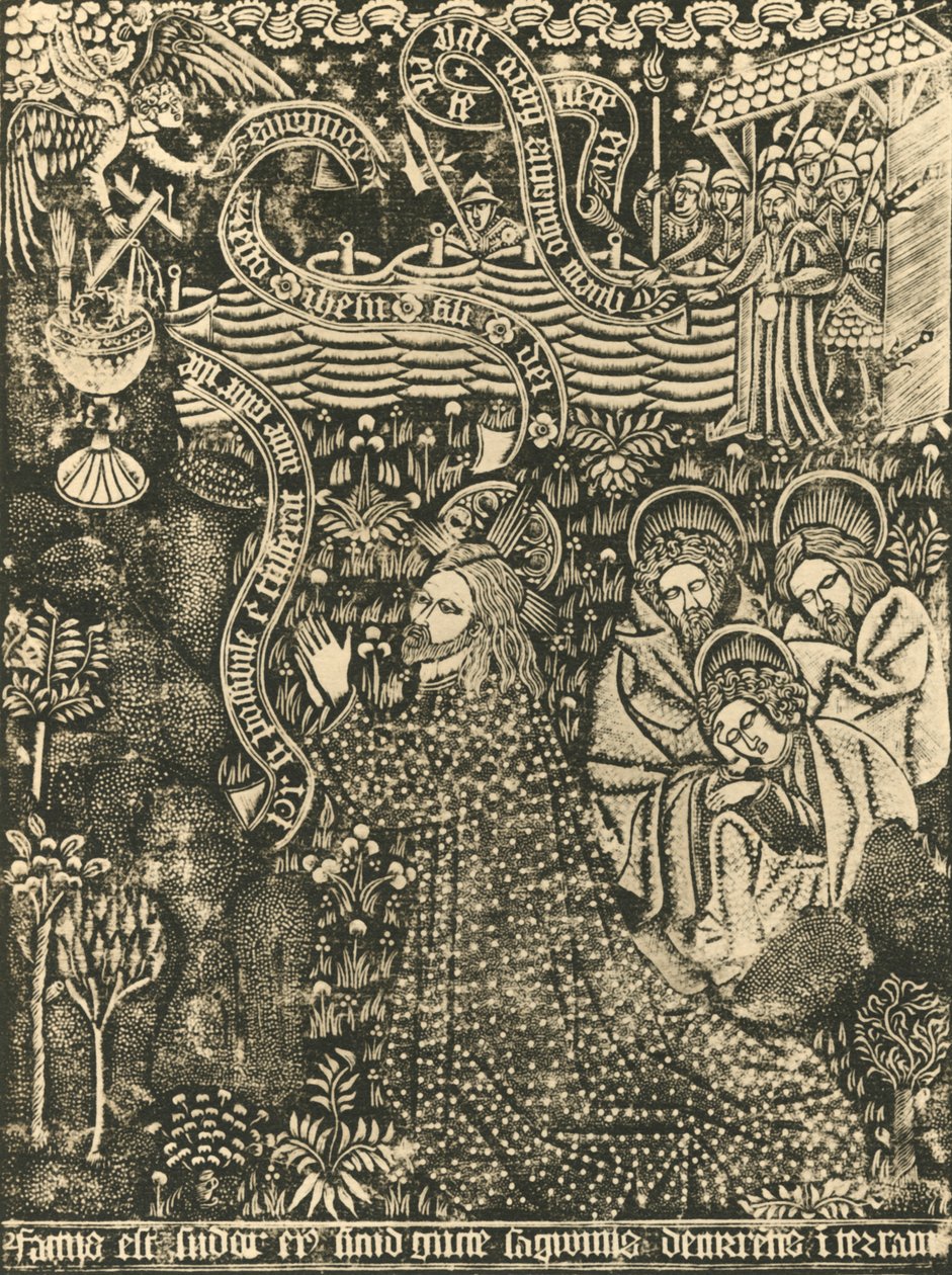 Zeytin Dağındaki İsa Noktalı Baskı, 1915. by Unbekannt