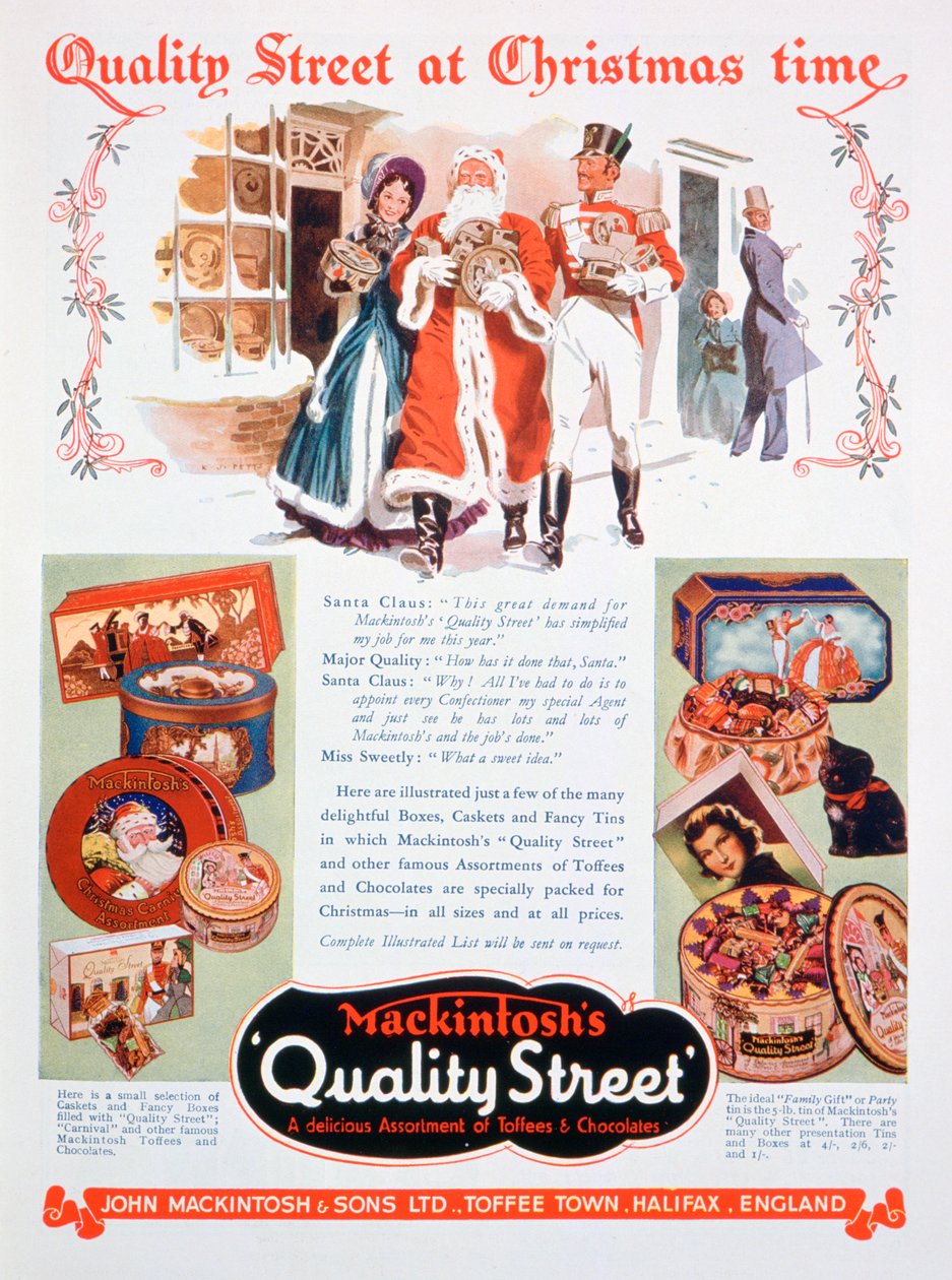 Mackintoshs Quality Street için Noel reklamı, 1937 by Unbekannt