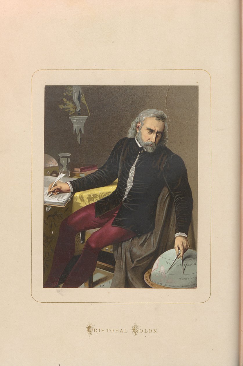 Kristof Kolomb. Gönderen: Tüm zamanların ünlü erkek ve kadınları, Juan Landa, 1875-187 by Unbekannt