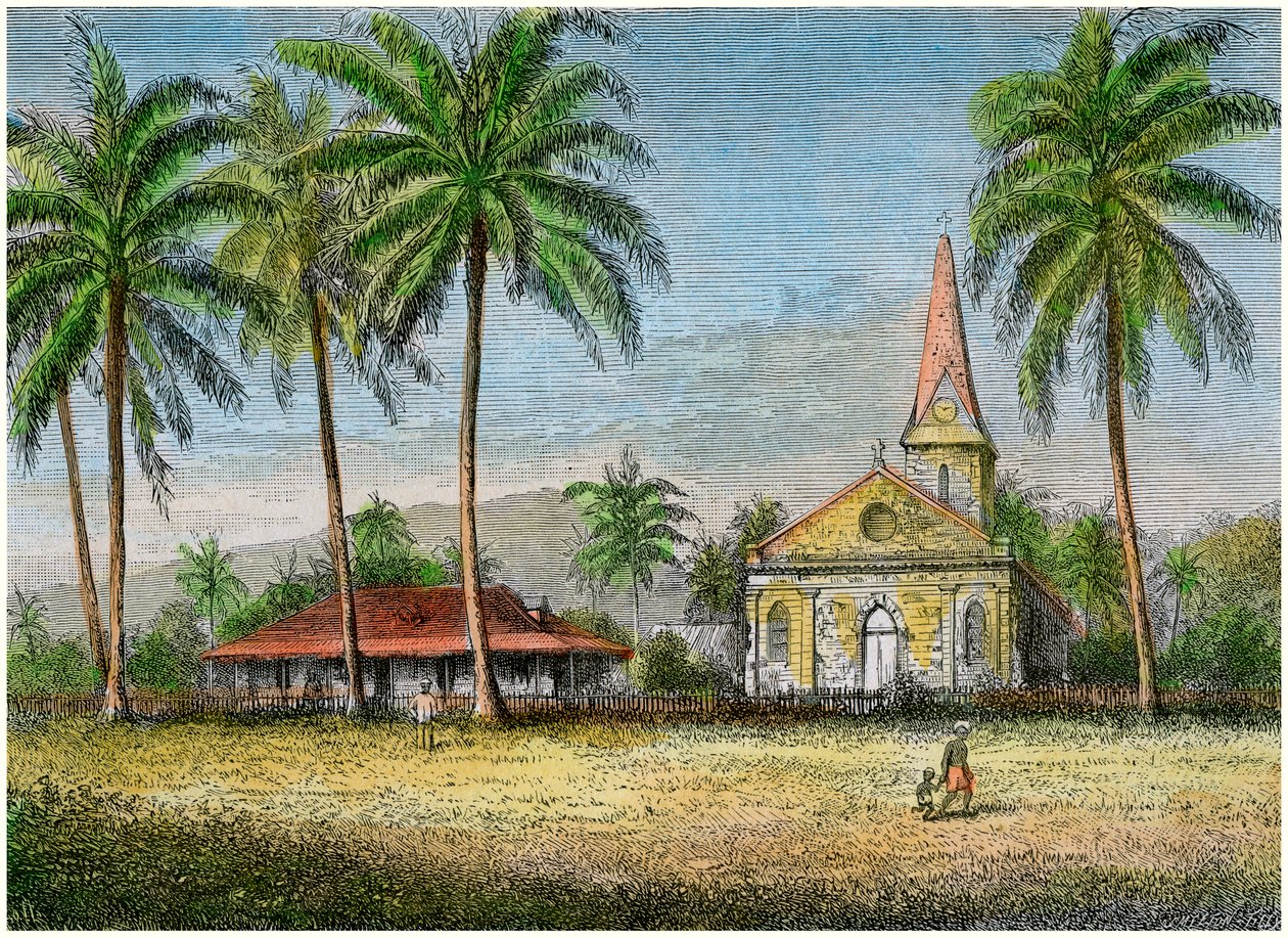 Kilise, Samoa, c1875 by Unbekannt