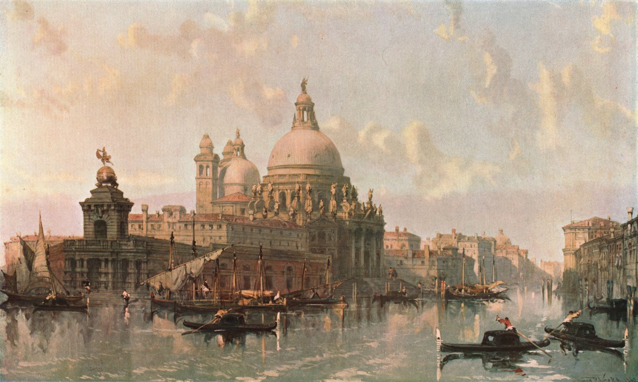 Santa Maria della Salute Kilisesi, Venedik, 1862, c1902. by Unbekannt