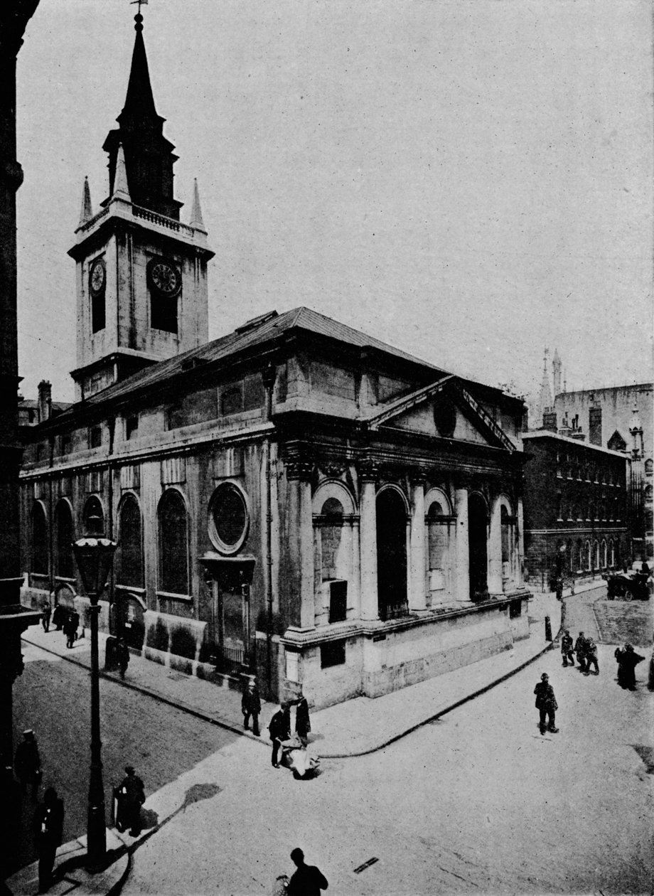 St Lawrence Kilisesi, Yahudi, Londra Şehri, c1910 1911 by Unbekannt
