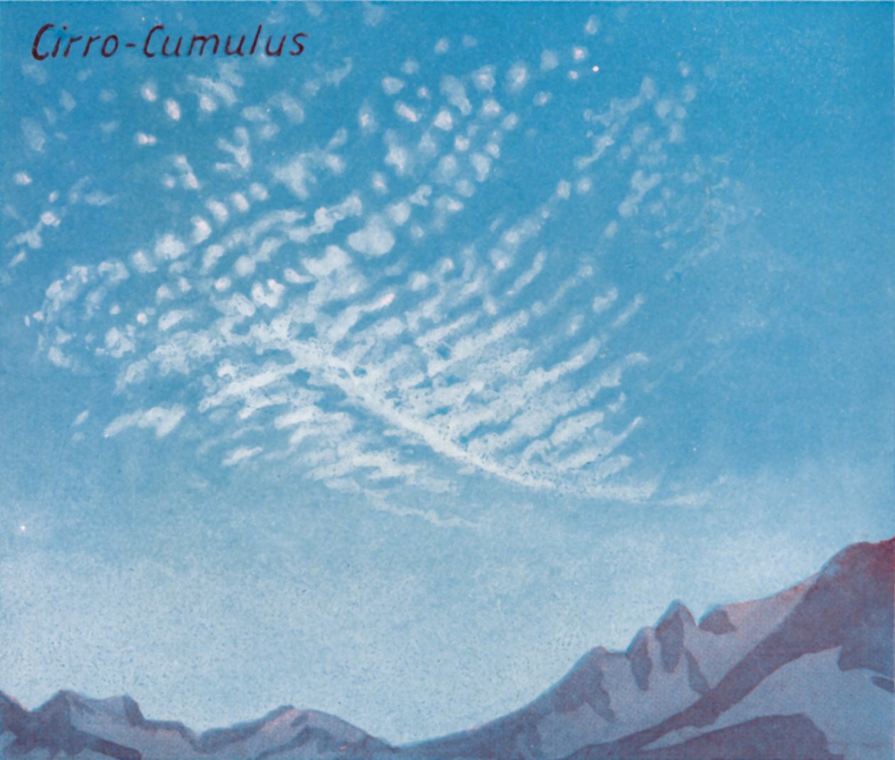 Cirro-Cumulus - Gökyüzünde Bir Düzine Temel Bulut Oluşumu, 1935 by Unbekannt
