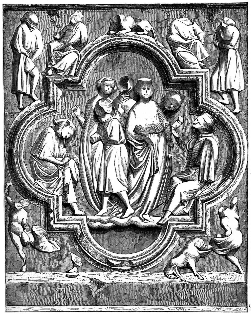 Fakir bilim adamlarına yardım eden Fransa vatandaşları, 1257 1870 by Unbekannt
