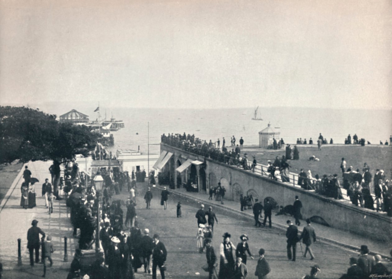 Clacton-On-Sea - İskeleye Yaklaşım, 1895 by Unbekannt