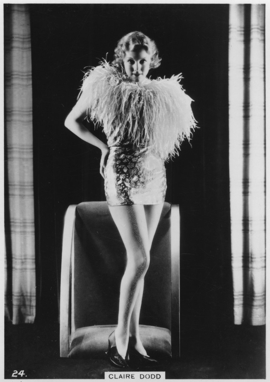 Claire Dodd, Amerikalı sinema oyuncusu, c1938 by Unbekannt