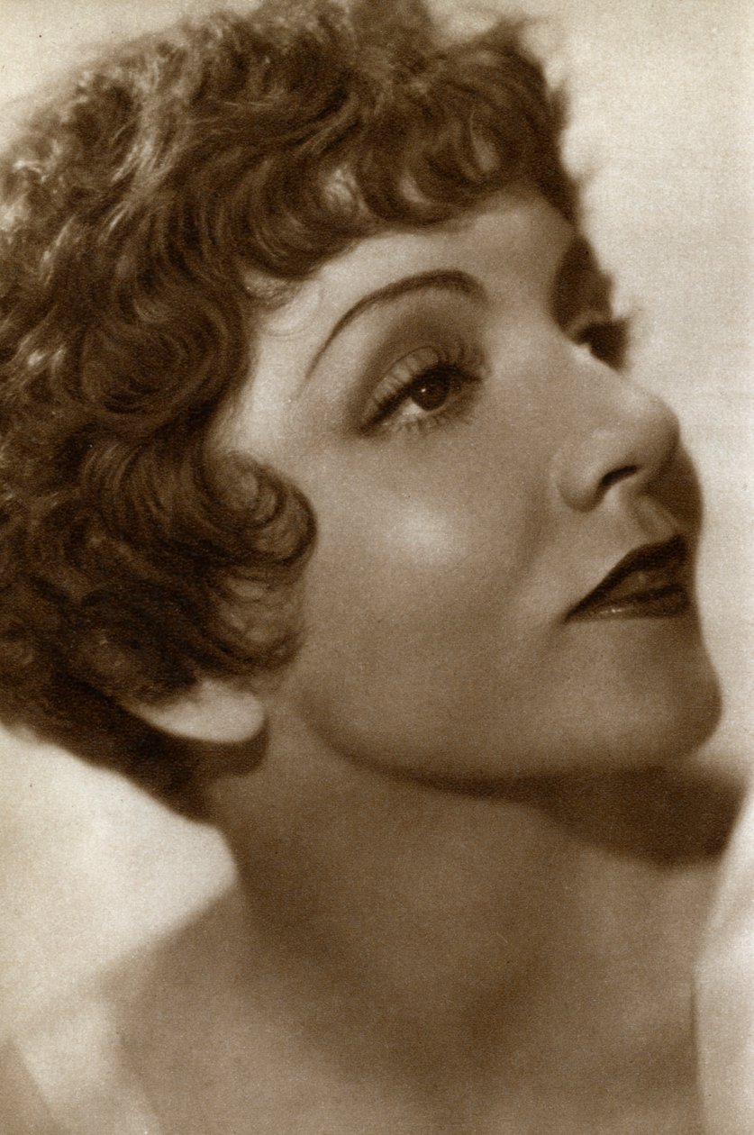 Claudette Colbert, Fransız-Amerikalı aktris, 1933 by Unbekannt