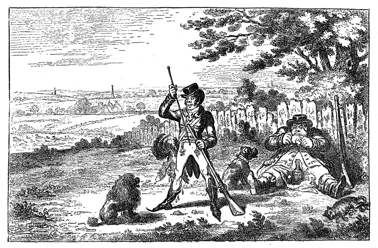 Cockney Sporcuları Yeniden Doluyor, 1800 by Unbekannt