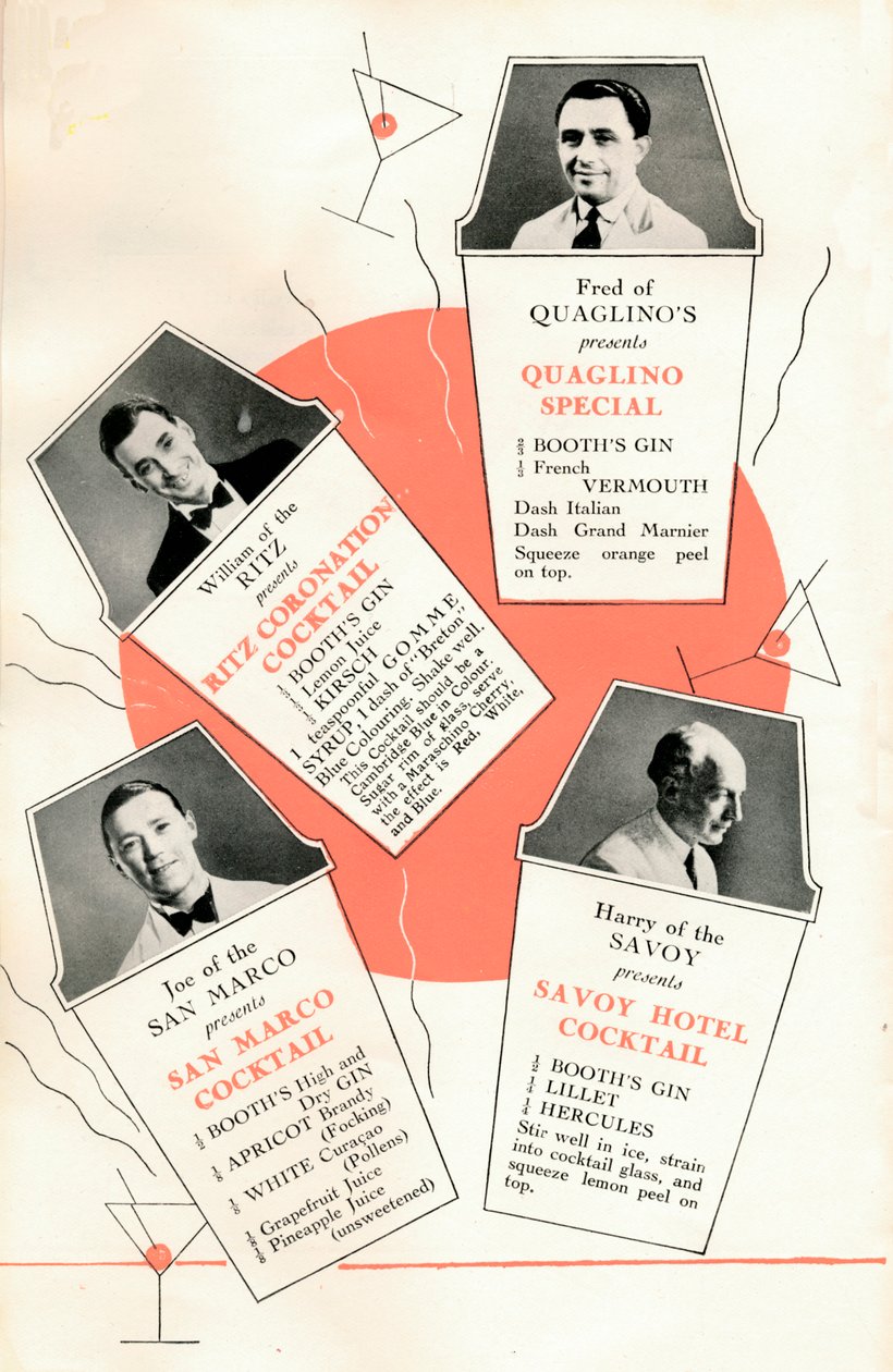 Kokteyl tarifleri, c1935 1935. by Unbekannt