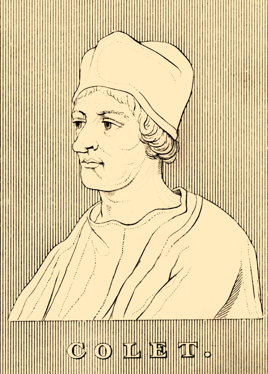 Colet, 1467-1519, 1830. by Unbekannt