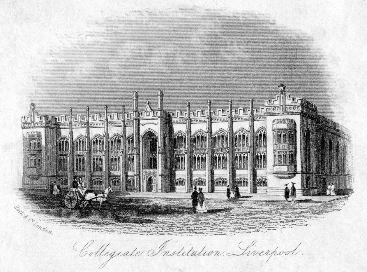 Collegiate Institution, Liverpool, c1870s by Unbekannt