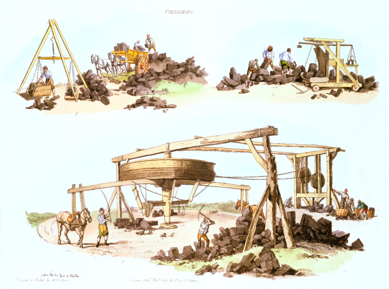 kömür ocakları, c1805 by Unbekannt