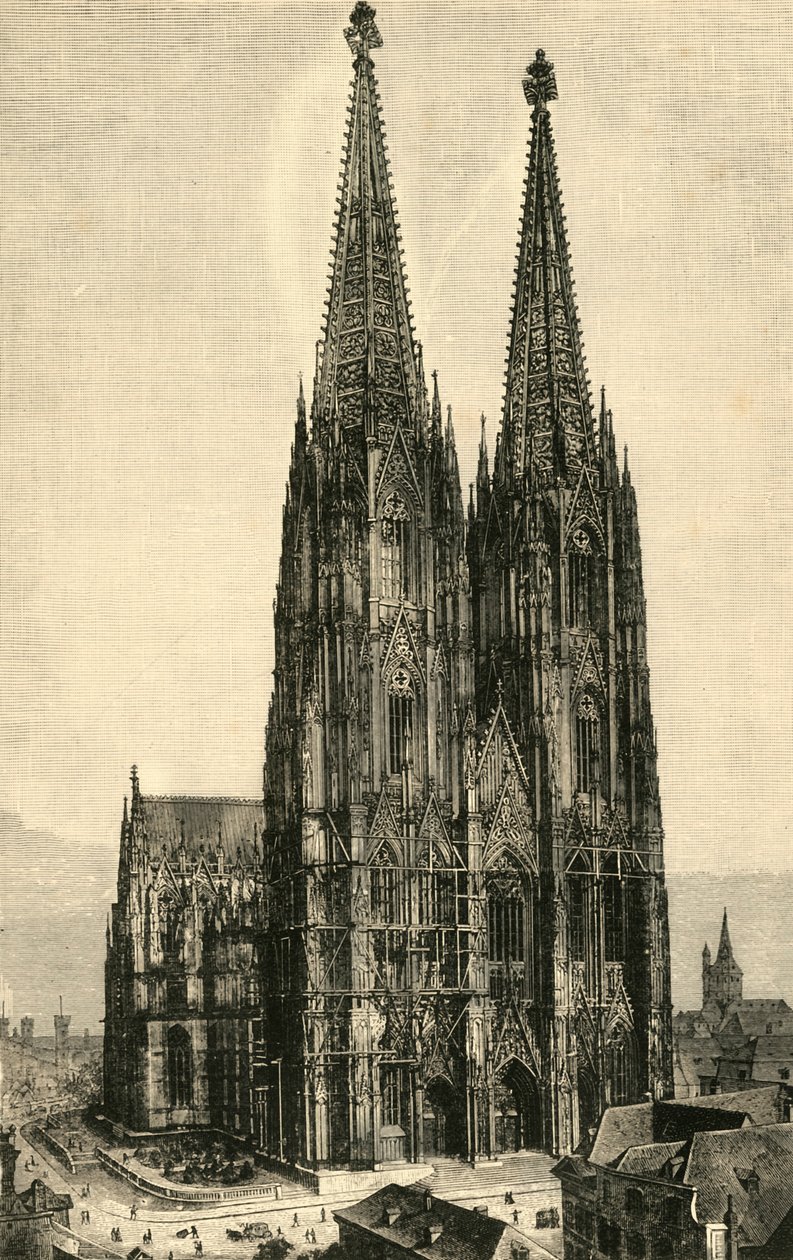 Köln Katedrali, 1890. by Unbekannt