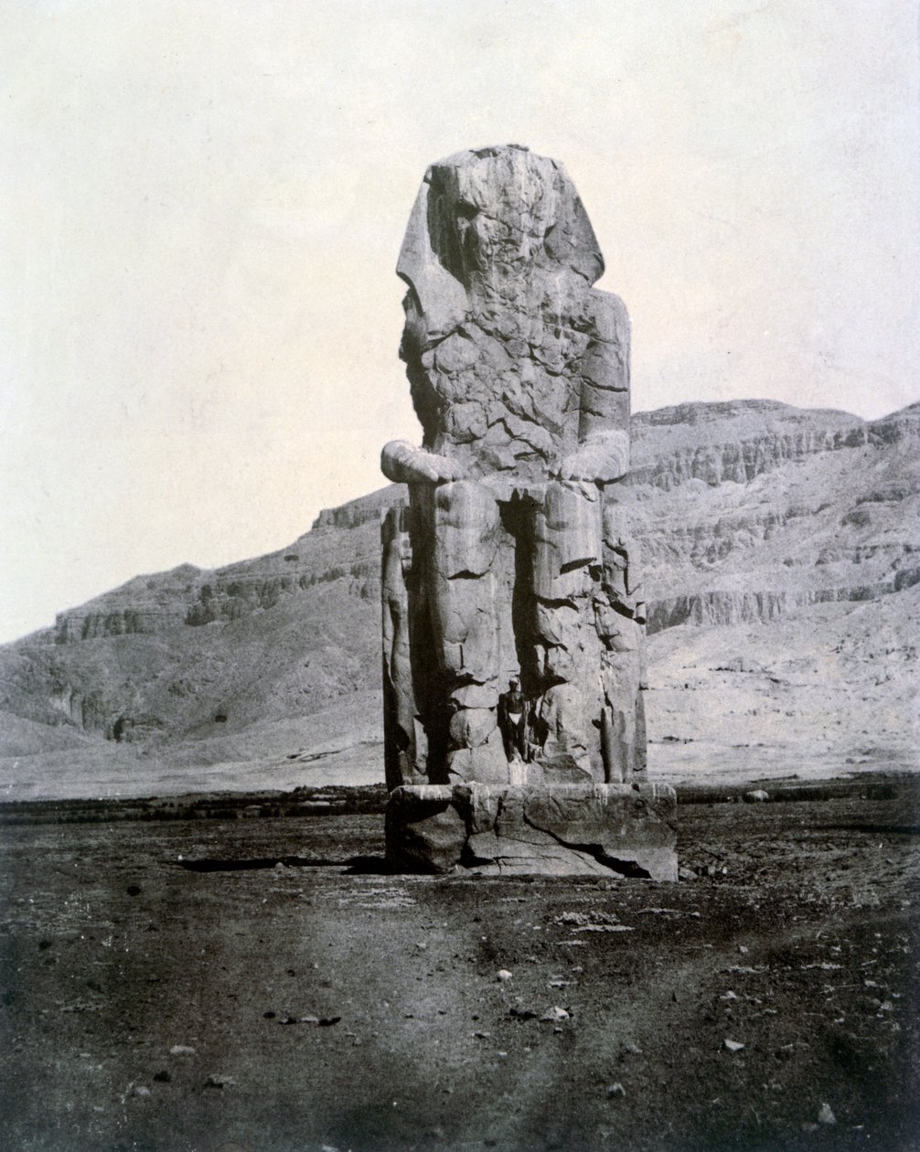 Memnon Heykeli, Teb, Mısır, 1852 by Unbekannt