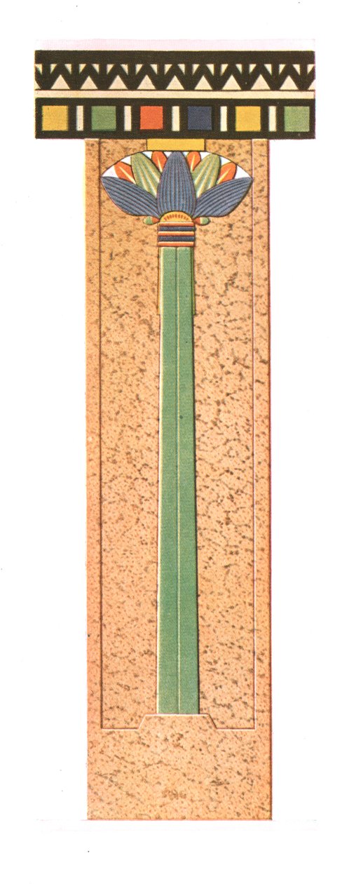 Sütun, Zawijet el Mêtîn, Mısır, 1928. by Unbekannt
