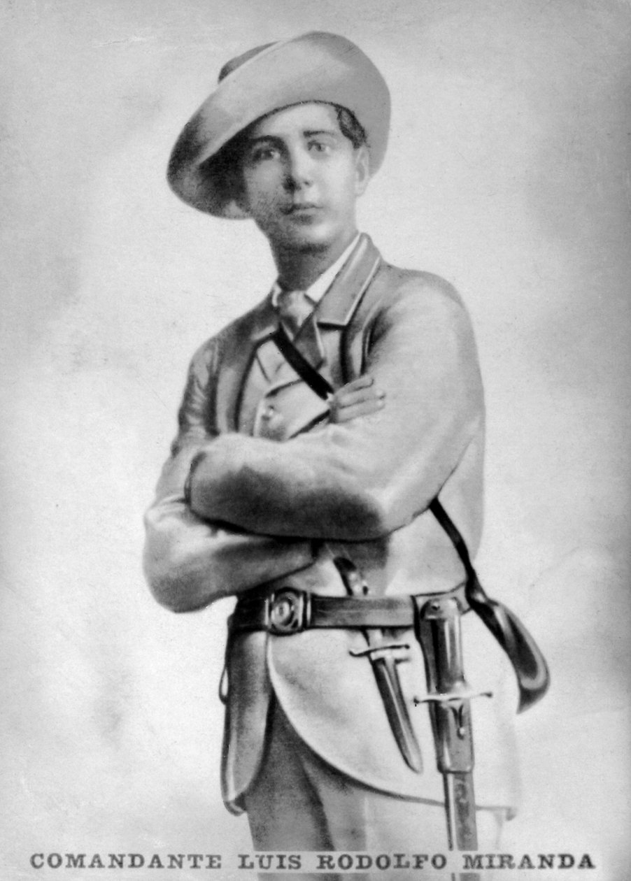 Komutan Luis Rodolfo Miranda, Küba Kurtuluş Ordusu Komutanı, c1910 by Unbekannt