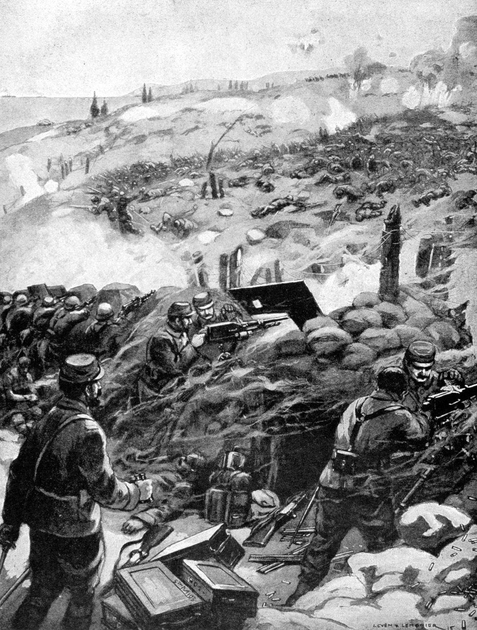 Çanakkale'de Savaş, Achi Baba, 1915 by Unbekannt