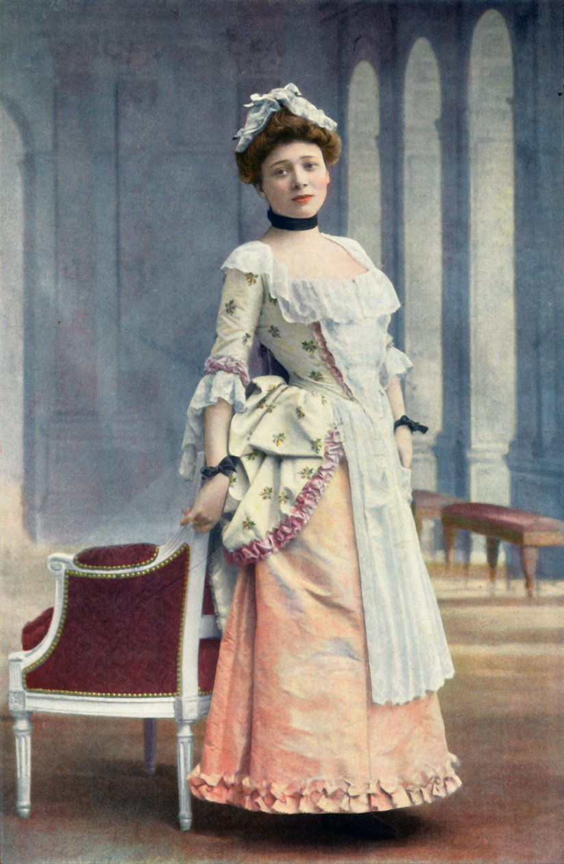 Fransız komedisi. Bayan Marie Leconte. Lisette