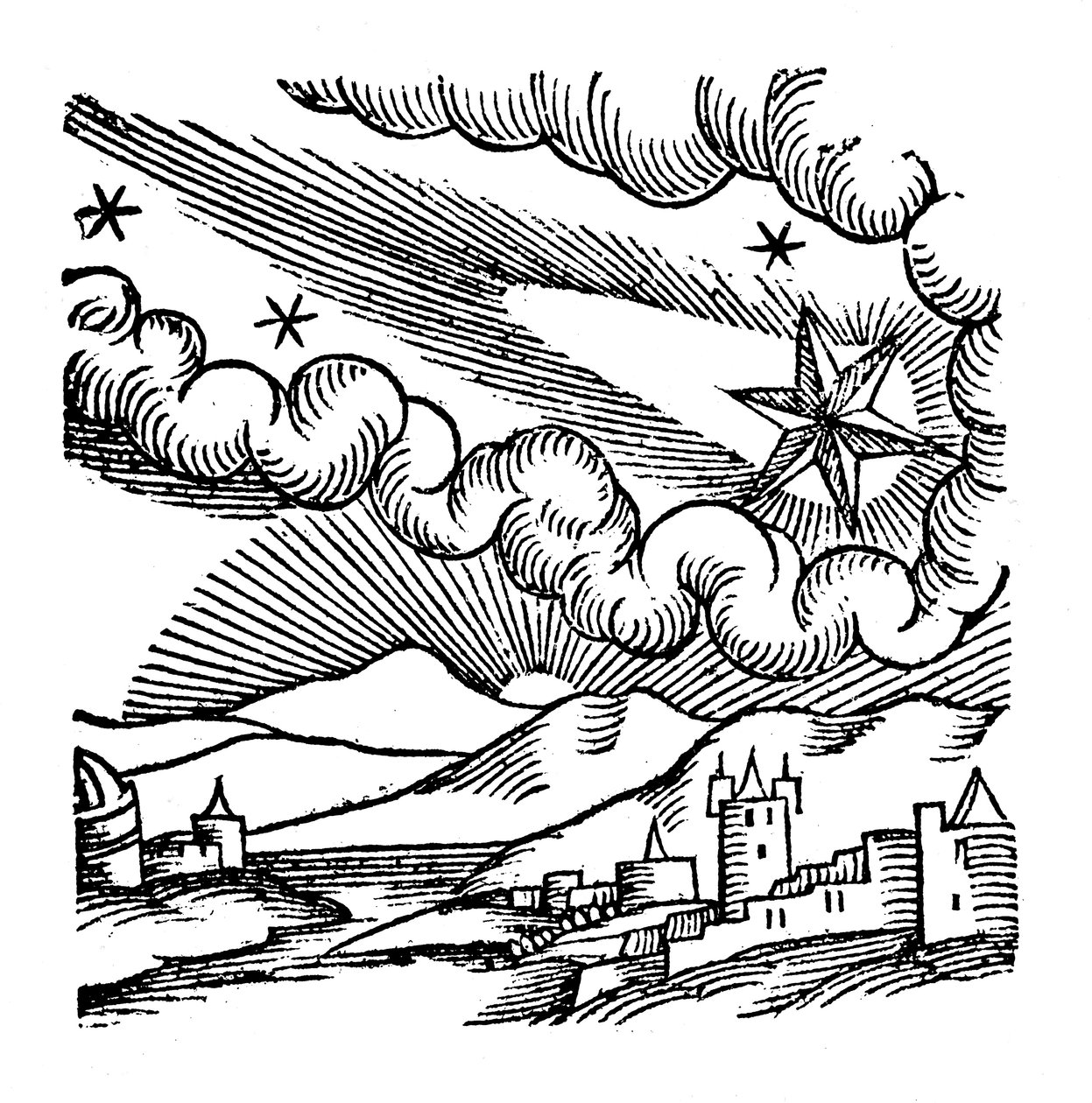 1456 Halley Kuyruklu Yıldızı, 1557 by Unbekannt