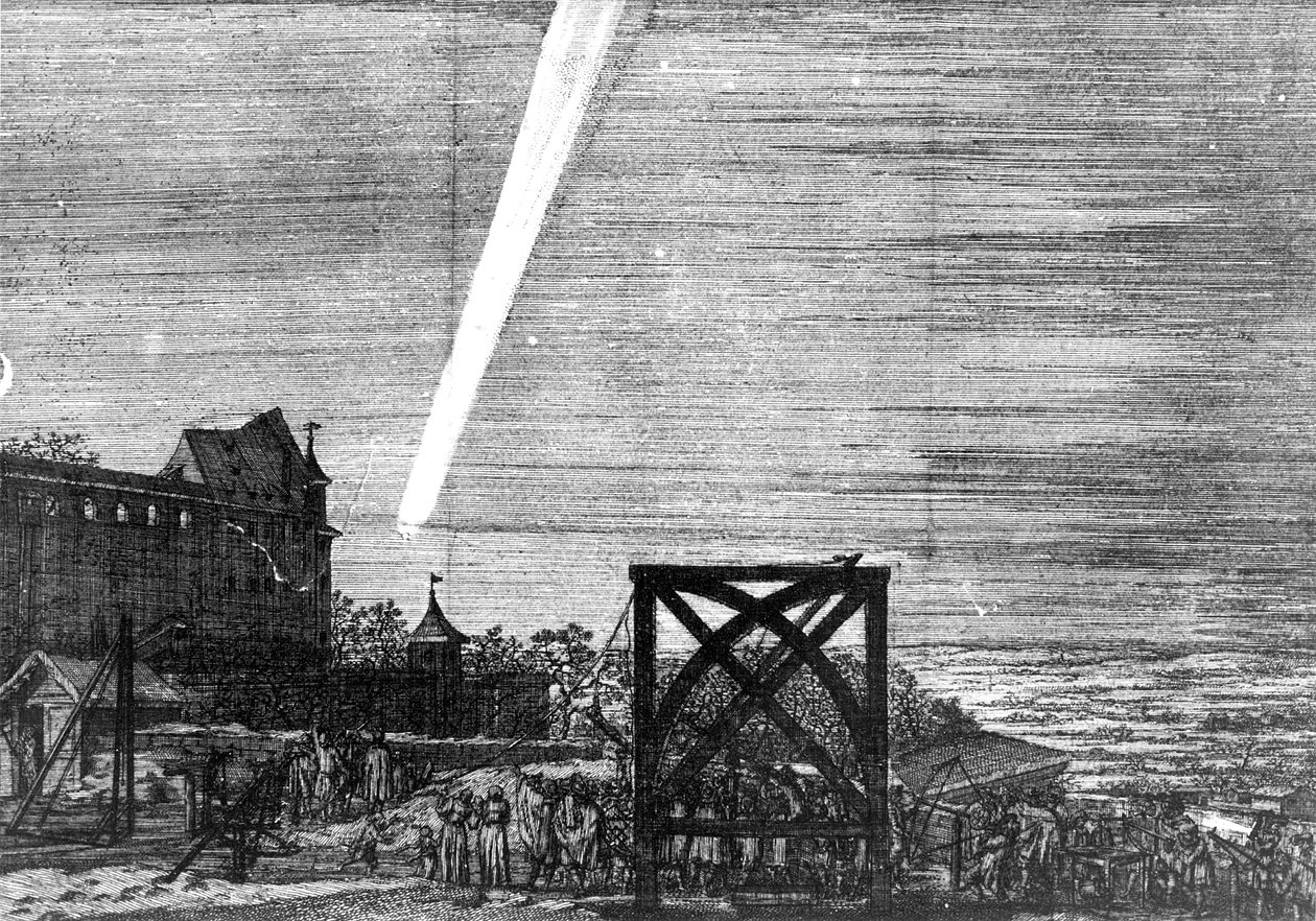 Aralık 1680 Kuyruklu Yıldızı Kirch, 1681 by Unbekannt