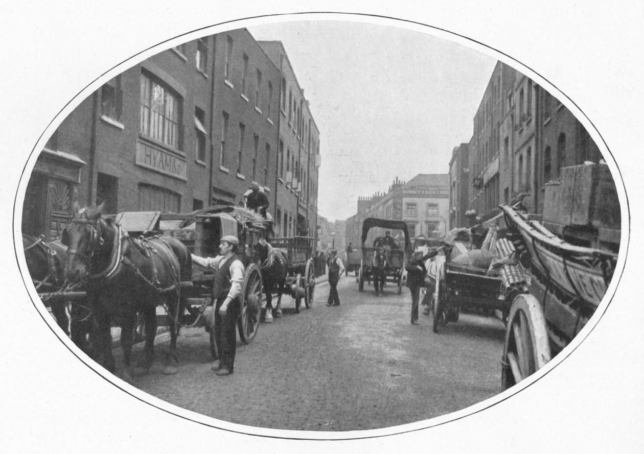 İşe başlama, Osborn Street, Whitechapel, Londra, c1903 1903 by Unbekannt