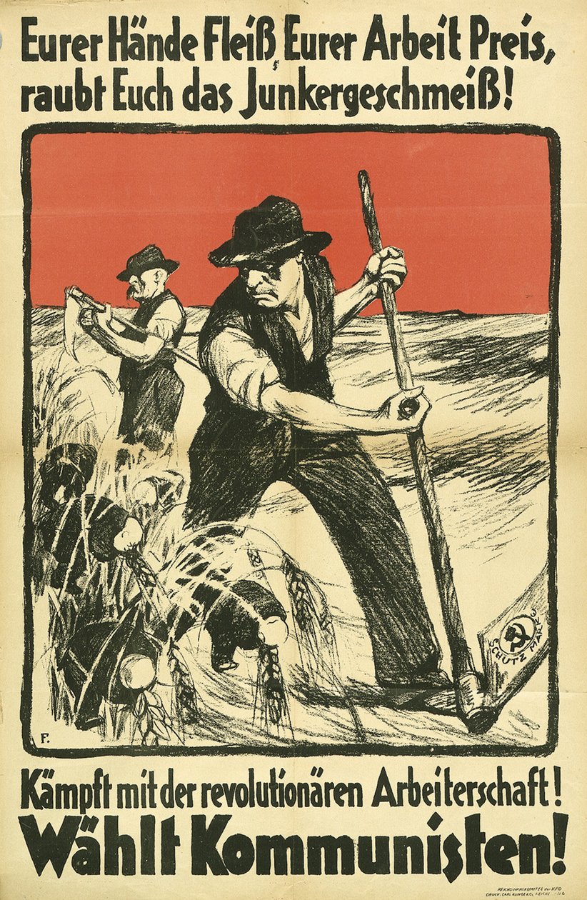 Komünist Seçim Posteri KPD, 1931 civarı by Unbekannt