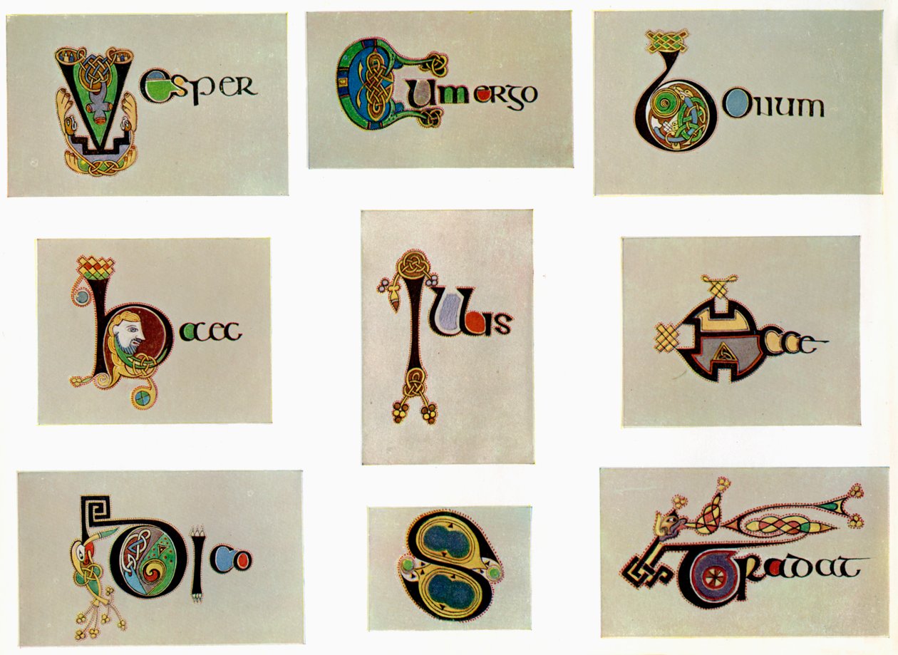 Birleşik harfler, MS 800, 20. yüzyıl by Unbekannt