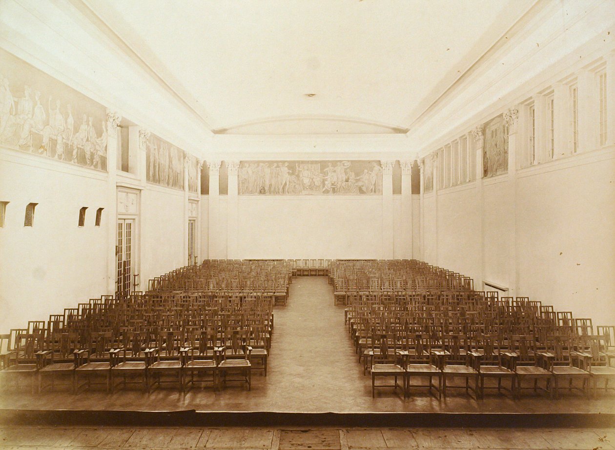 Konser salonu, Edebiyat ve Sanat Derneği Evi, Rusya, 1910