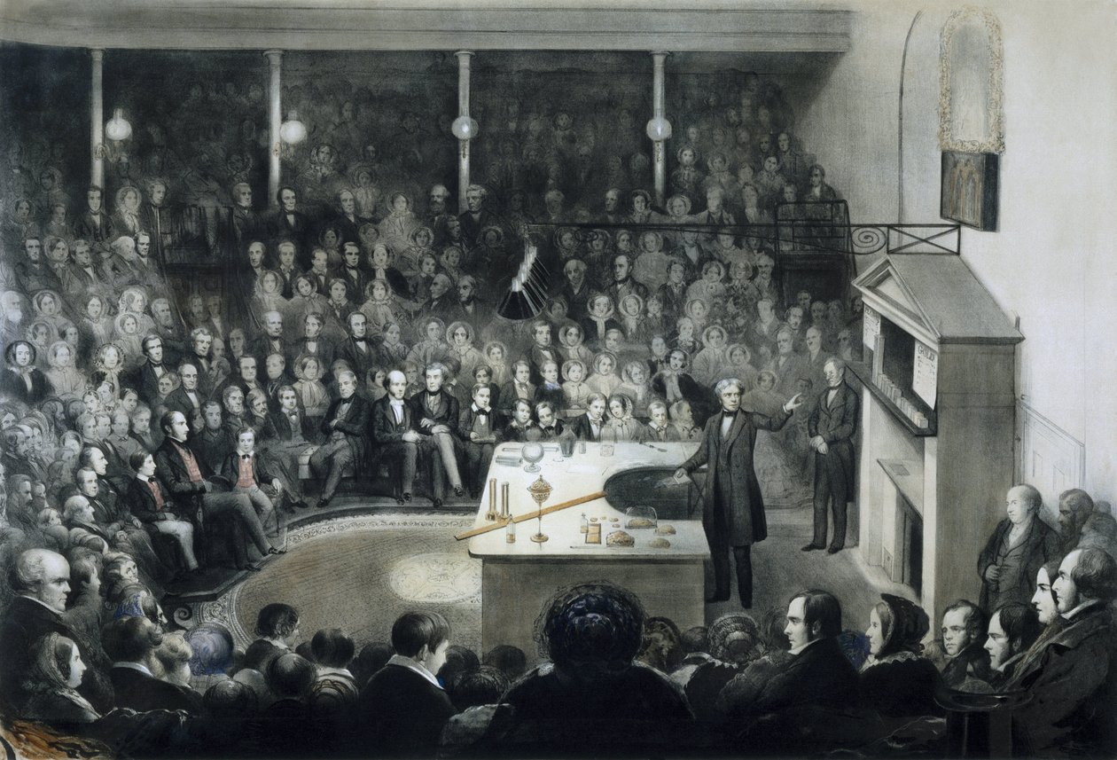 Fizikçi Michael Faraday (1791-1867) tarafından 27 Aralık 1855