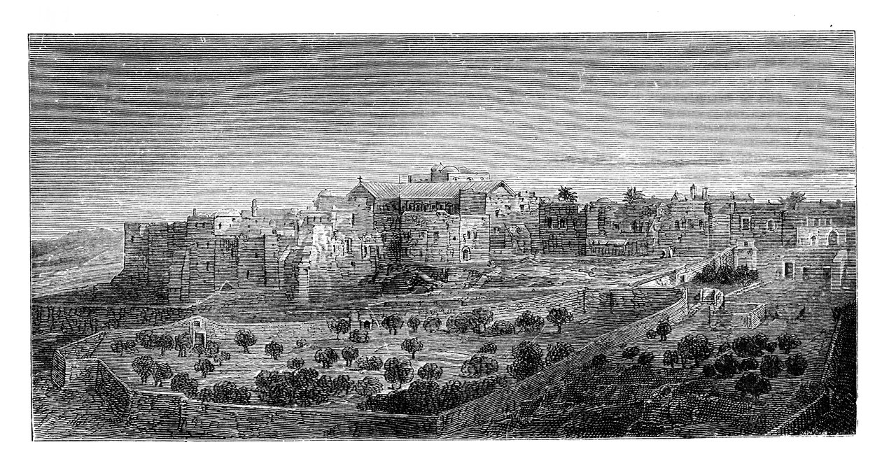 Doğuş Manastırı, Bethlehem, c1888 by Unbekannt